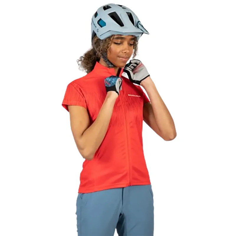 Endura Women's Hummvee Ray S/S Jersey Pomegranate-2
